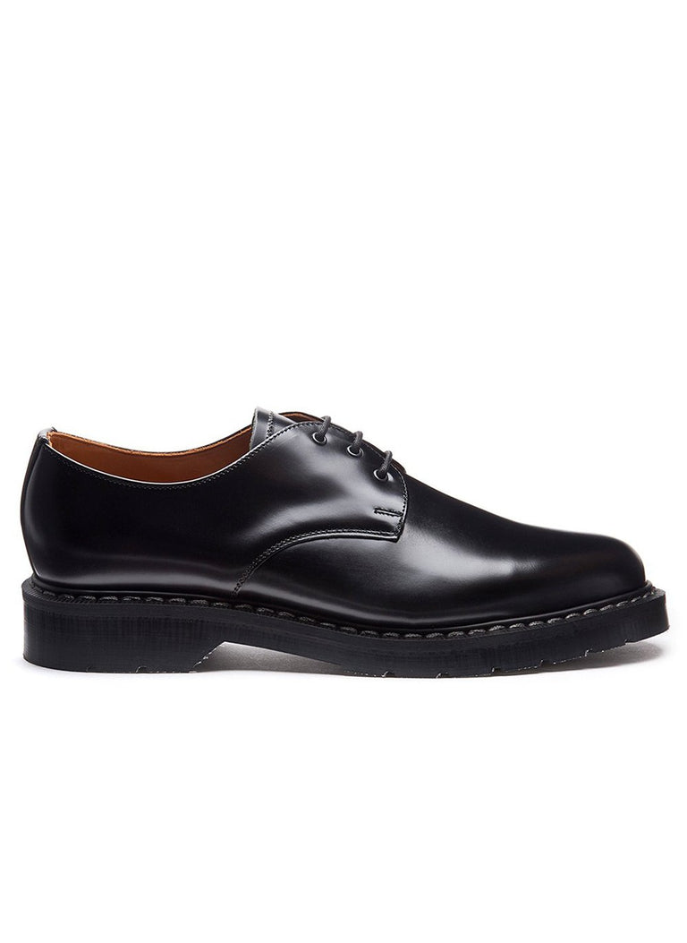 Solovair | Hi-Shine Gibson Shoe | Black & Percival Menswear