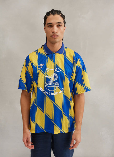 1991-92 Umbro Shirt | Percival x Classic Football Shirts | Blue with Y ...