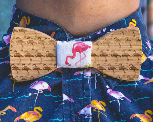 Wooden Bow Tie by Tv Head Co From the Wynwood Shop