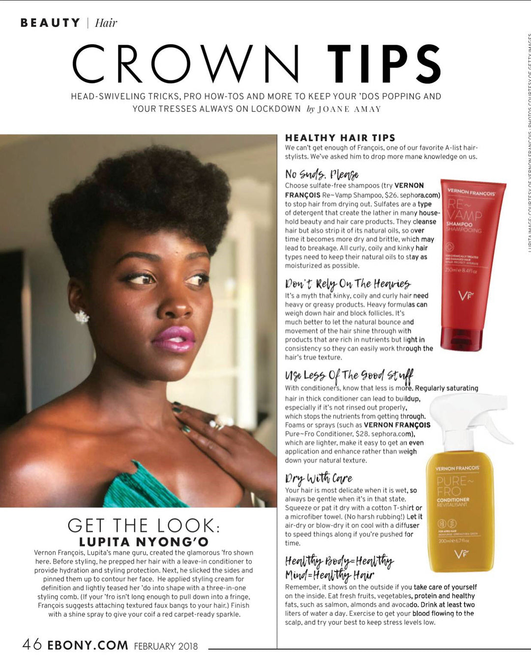 Vernonfrancois Crown Tips 5 Healthy Hair Tips VERNON FRANOIS