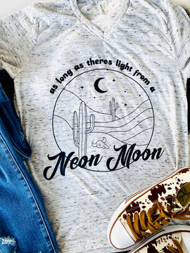 LIMITED STOCK - Neon Moon Marble Tee