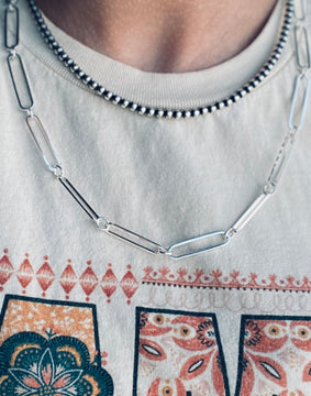 Paper Clip Chain Necklace