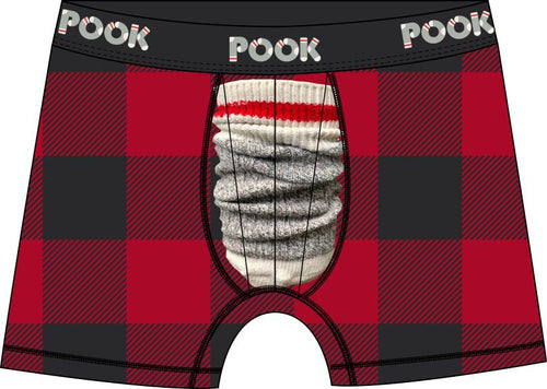 POOK Women's Red Plaid Underwear Cotton – Pook USA