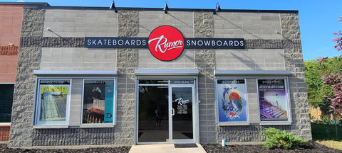Rumor Skateboards and Snowboards Edmonton Front View, 