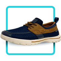 men's marina premium leather deck shoes