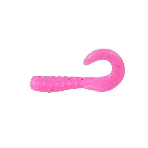 Pro Striker Baits Grub 2-Inch 40-Pack - Fluorescent Pink