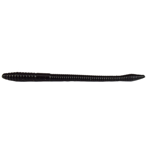 Tackle HD Finesse Worm 4.5-Inch 25-Pack - Black Red Flake