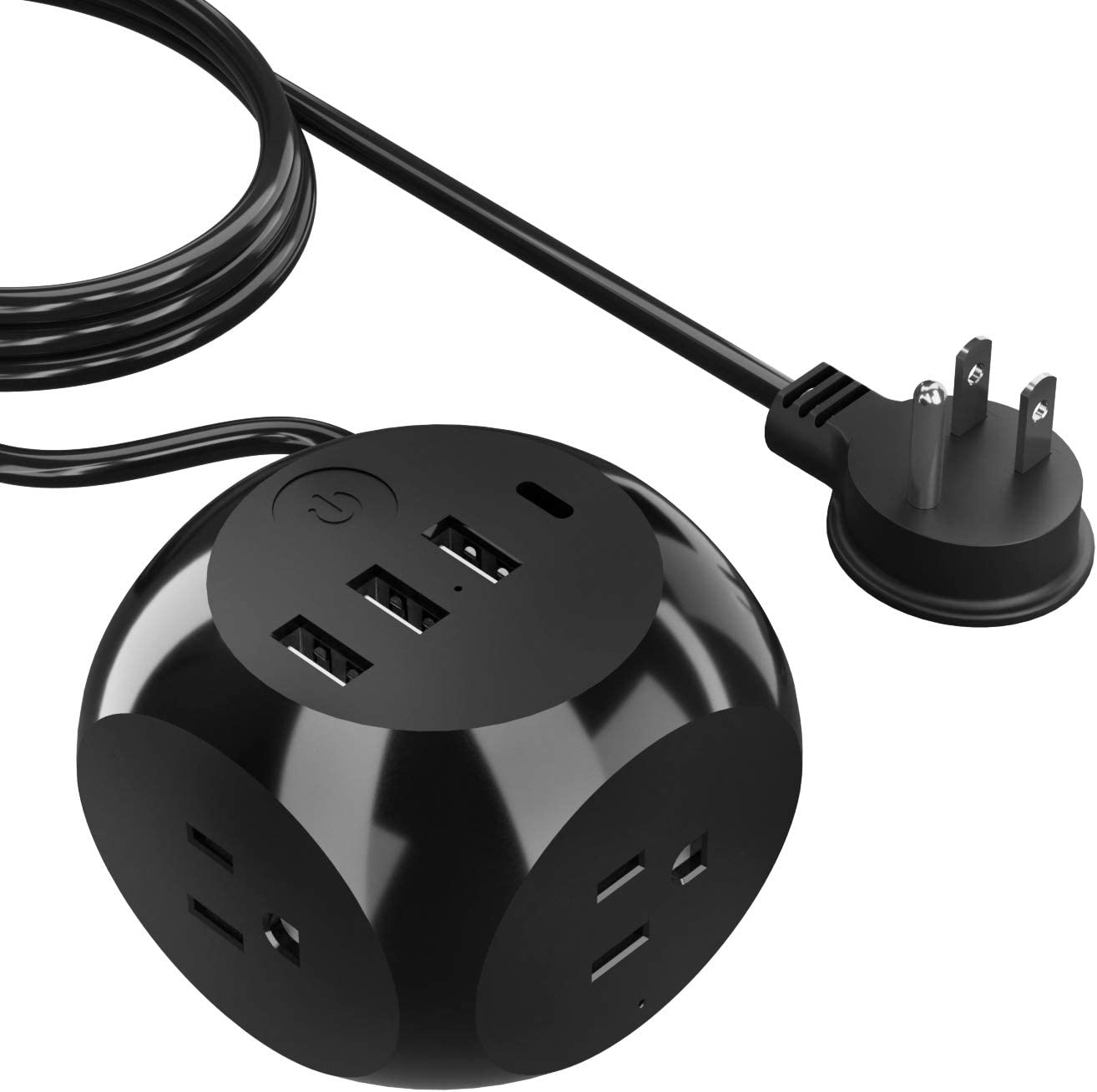 21W Power Strip - Small & Compact - Grounded Dual USB USB-C - 3 USA – Ceptics