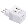 Italy Travel Adapter - Type L - Dual USB (CTU-12A)