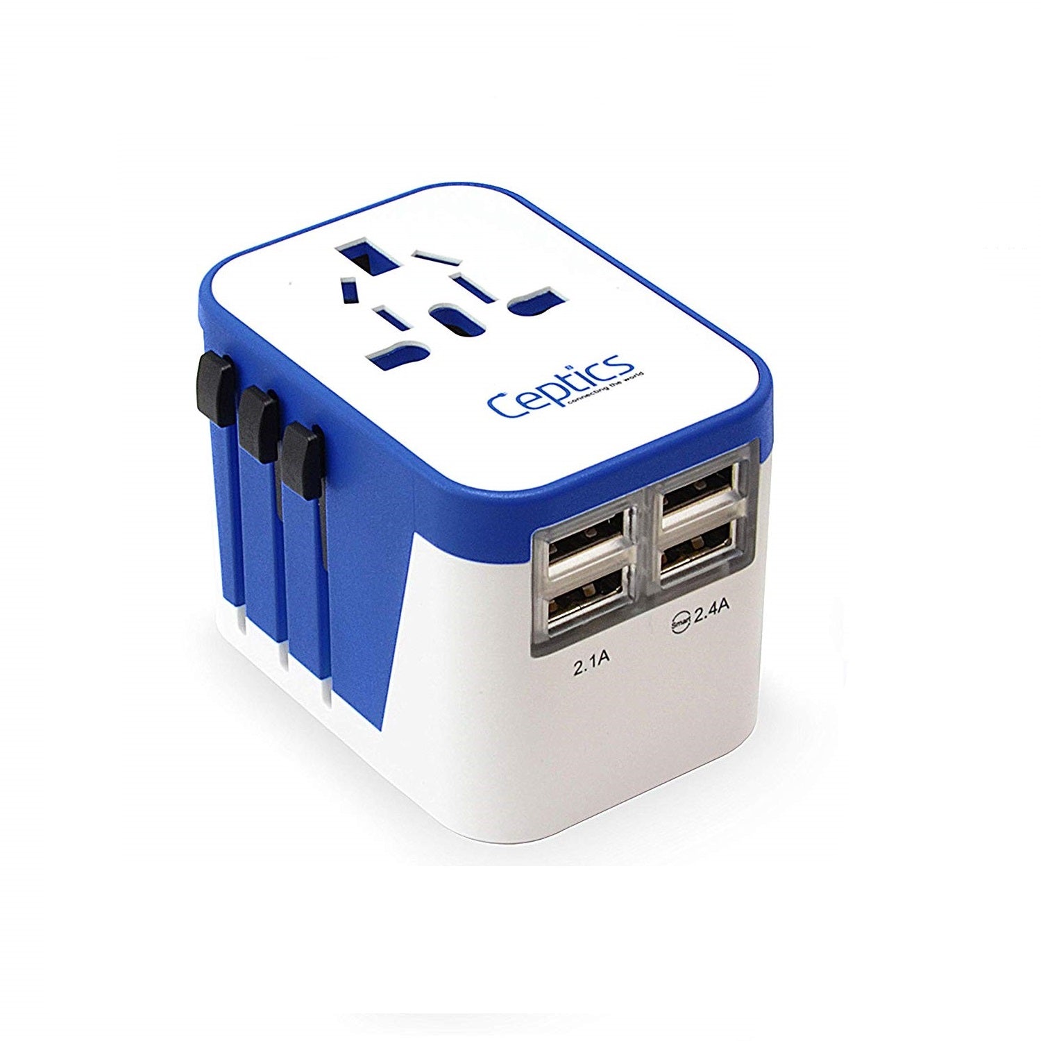 All-In-One International Travel Plug Adapter - 2 USB Ports (UP-8KU) –  Ceptics