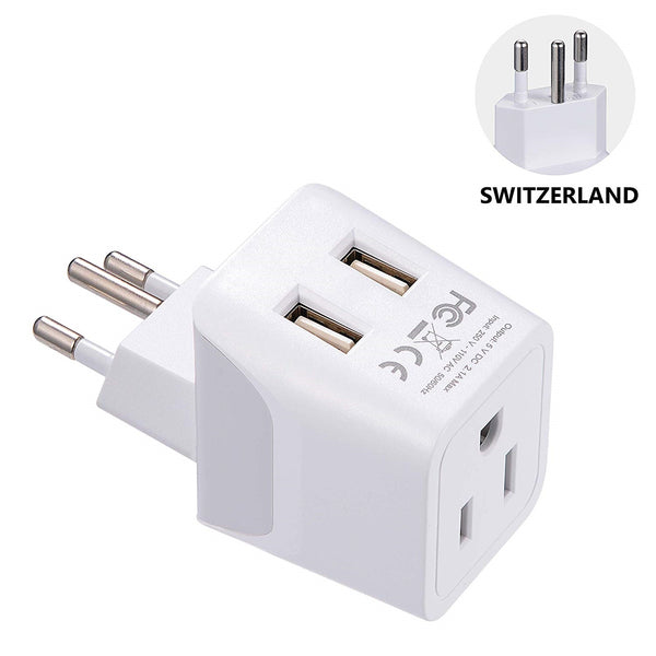 travel adaptor uk to switzerland