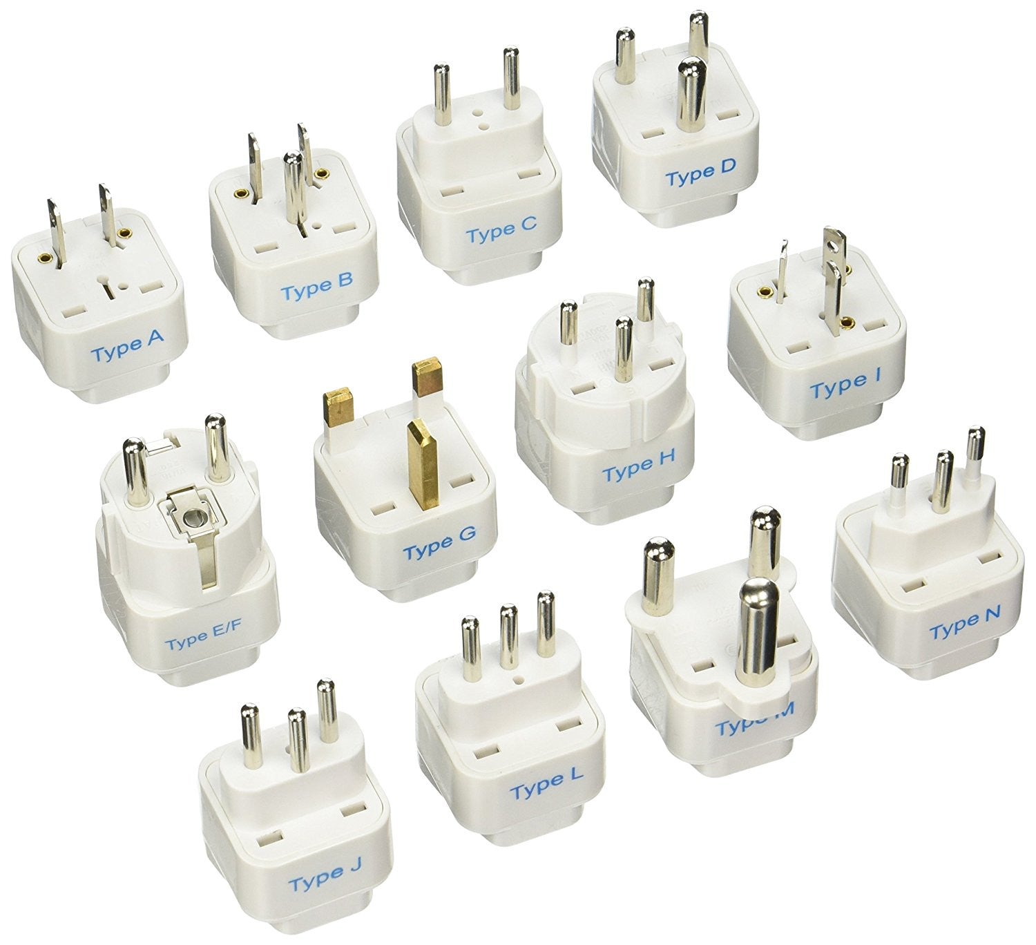International Plug Adapter Set Grounded Adapter – Ceptics