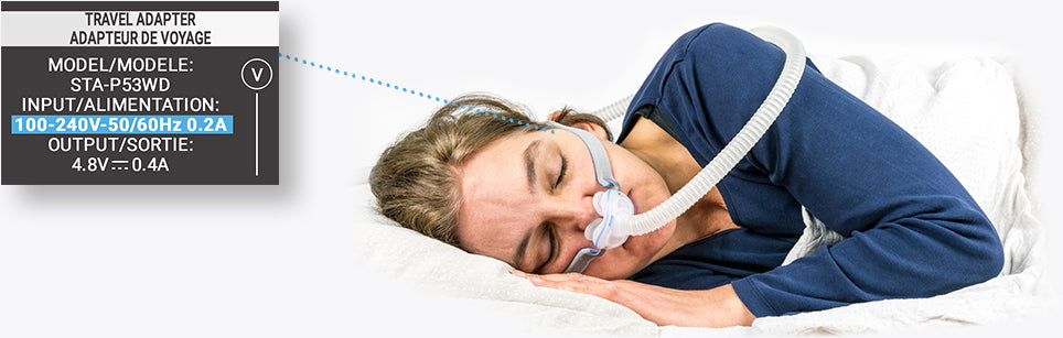 using voltage converter for cpap machine in europe