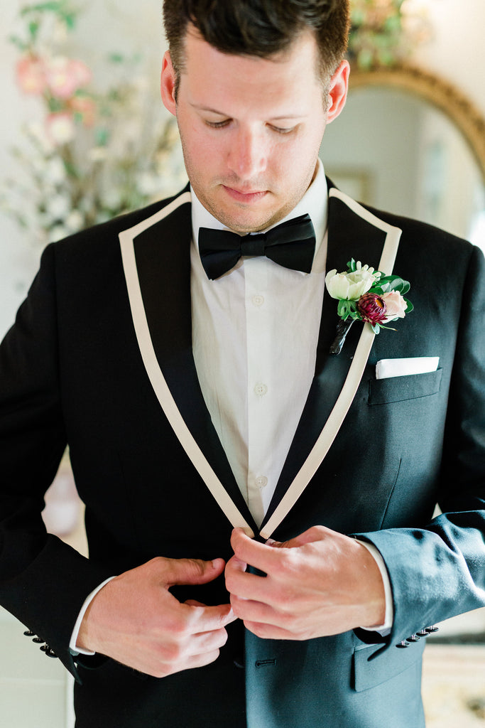 Black with White Trim Lapels – The Lapel Project