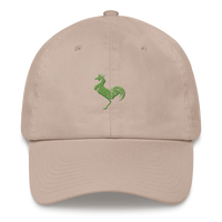II COCKY DAD HAT WITH KIWI GREEN LOGO (CLICK FOR MORE HAT COLORS)