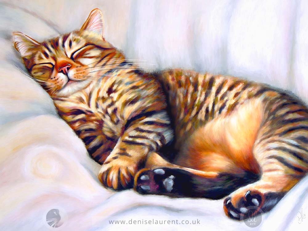 Bohemian Catsody - Cat Print - Denise Laurent Art