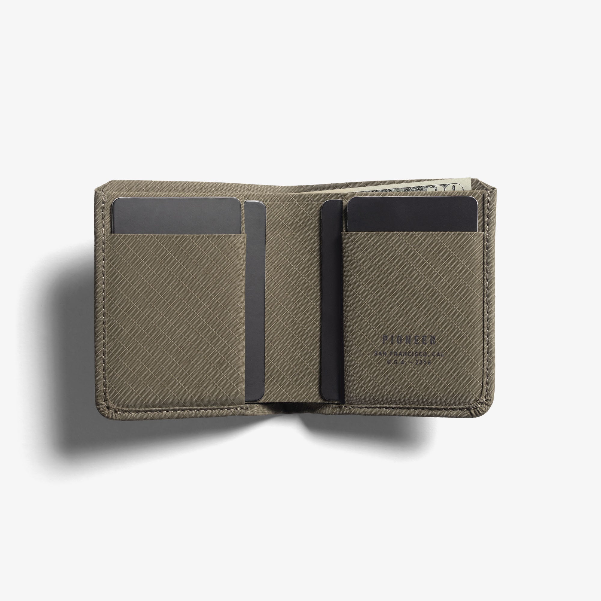 Hardgraft CASH CARD WALLET . OFF GREY