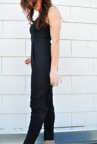 Black Spaghetti Strap Jumpsuit