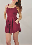 Sweetheart Romper with Pockets