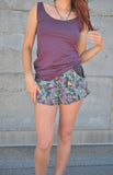 Vintage Cut Lounge Shorts In Shadow