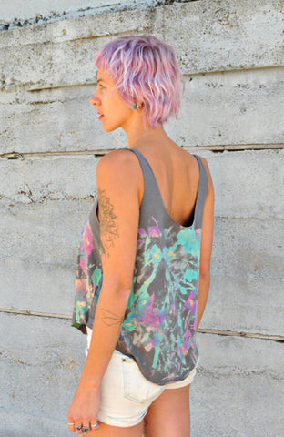 Marble Bamboo Jersey Bell Tank