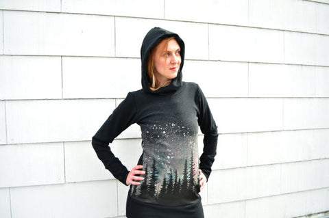 Starry Night Scuba Hood Hoodie