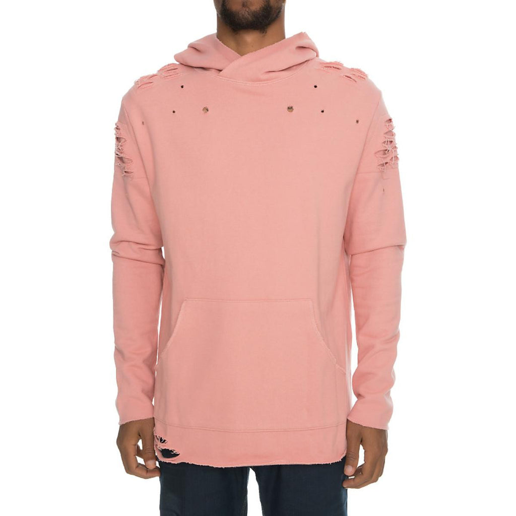 salmon colored hoodie mens