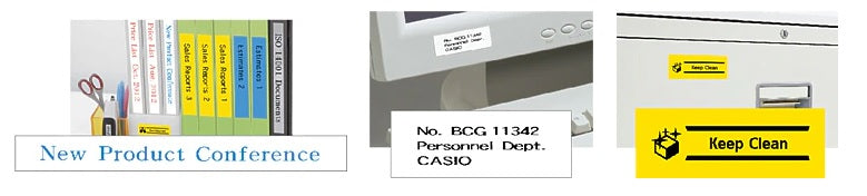 Usos Etiquetadora Casio KL-820 Oficina
