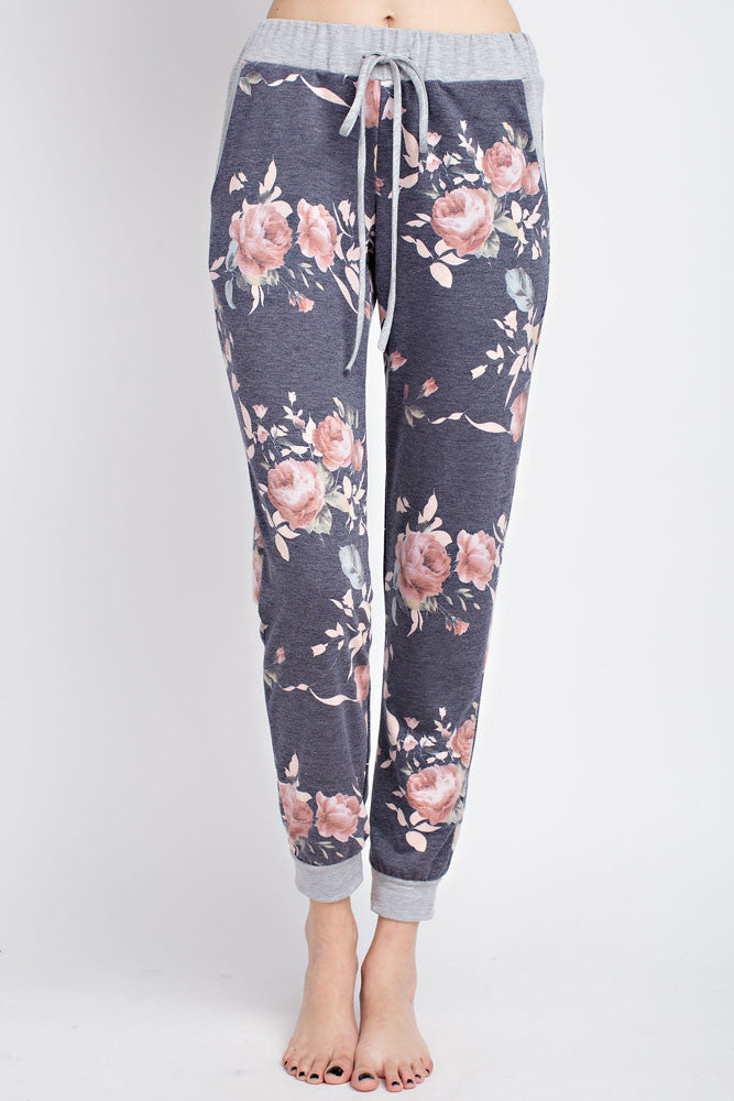 floral joggers