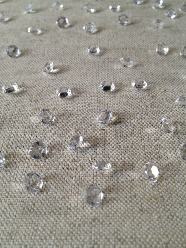 Diamond Table Scatters, 1000 Clear Acrylic 3 carat Diamond Confetti for Table Scatters Wedding Decoration