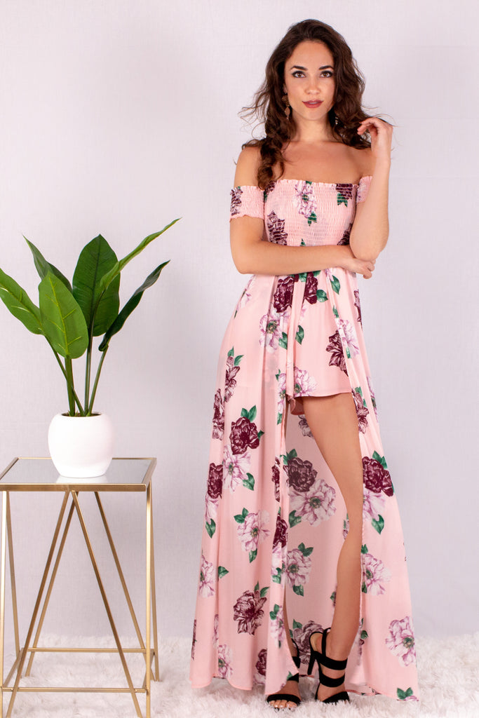 Floral Maxi Romper – Valentina Boulevard