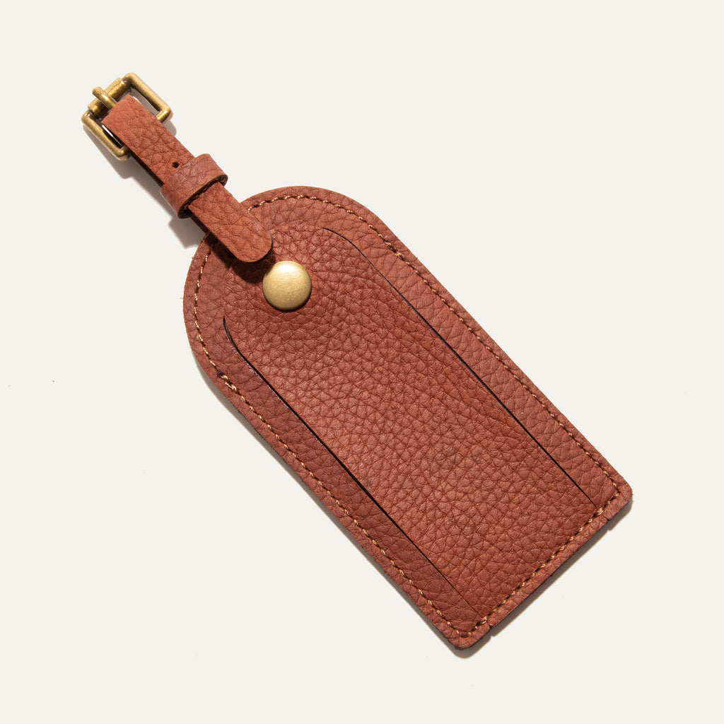 Louis Vuitton Luggage Tag in Red Leather