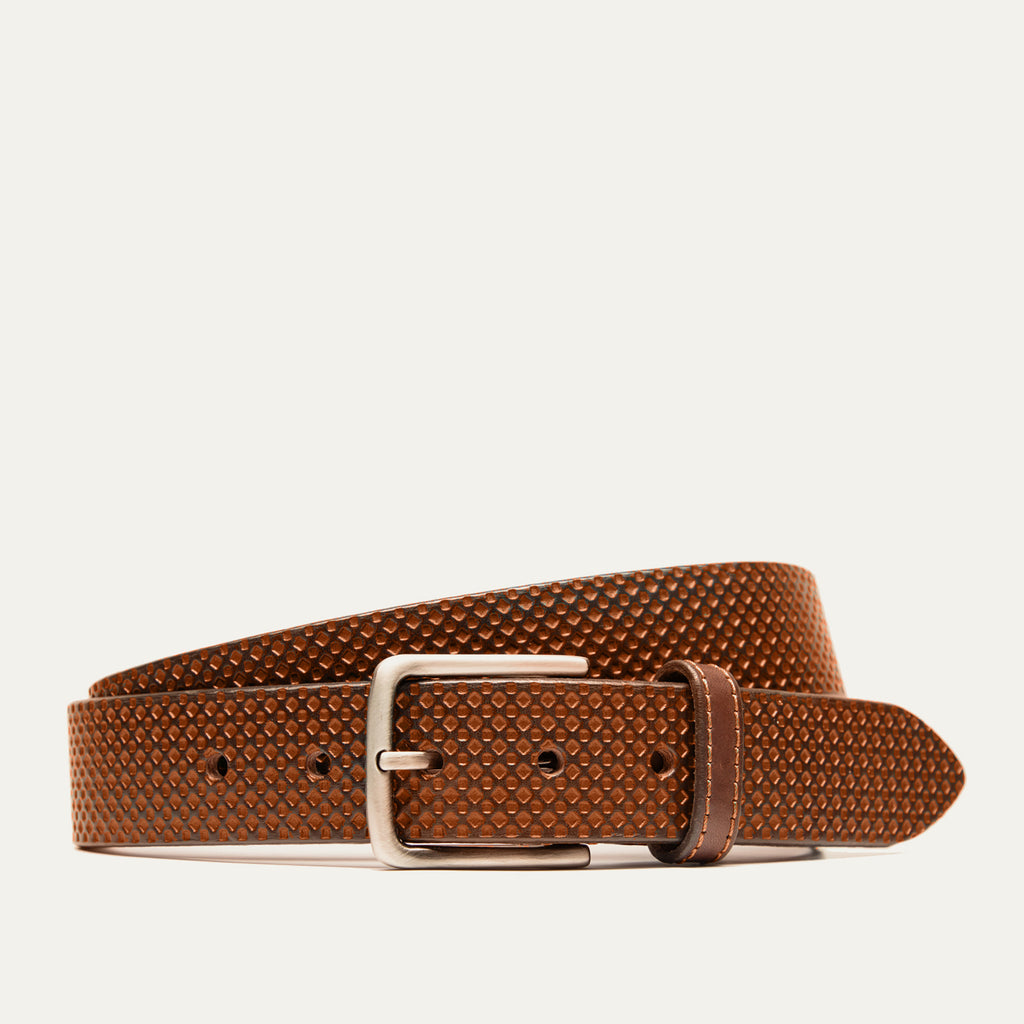 Henry O-Ring Italian Saddle Leather Belt - Saddle Tan