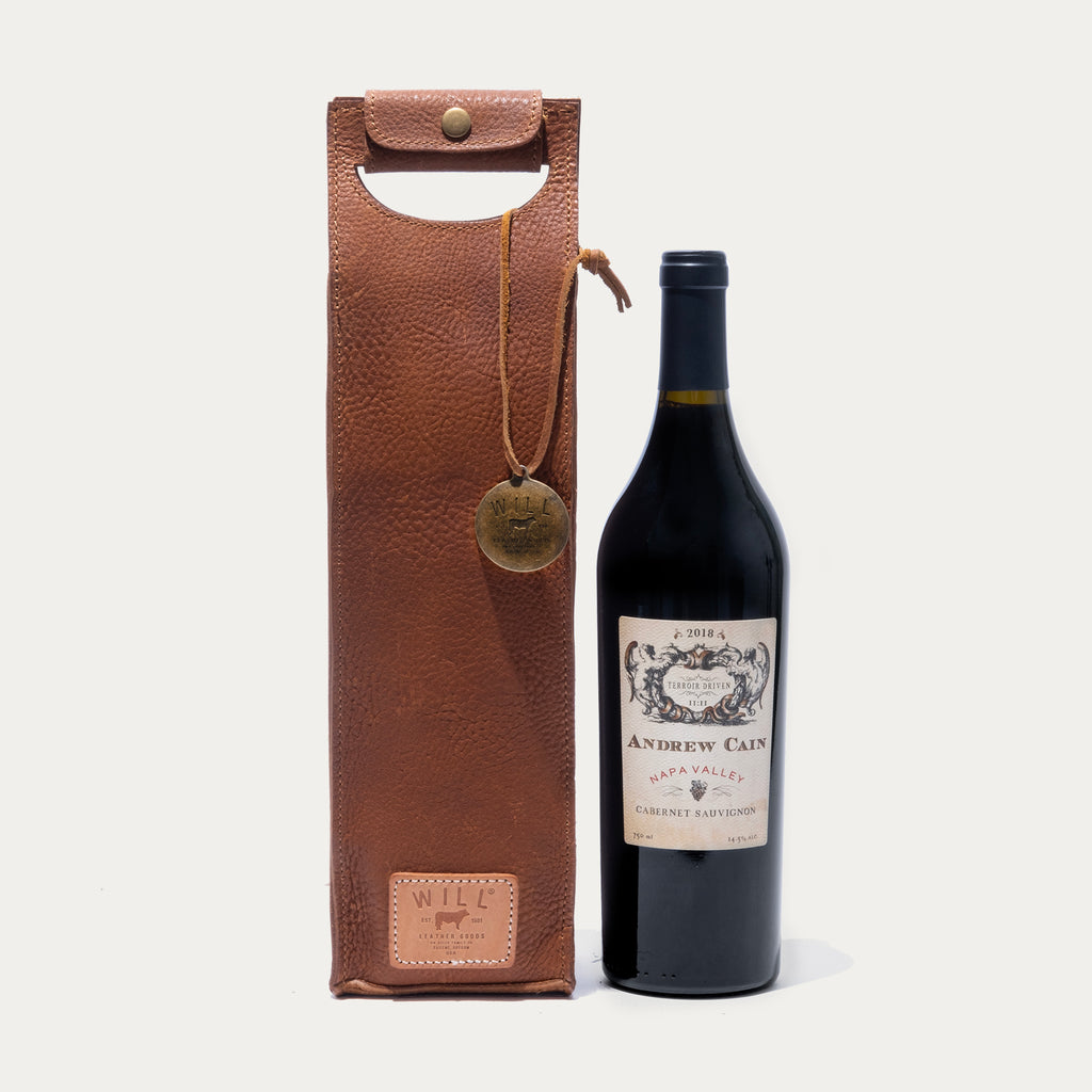 No. 520 Leather Wine Tote – Billykirk