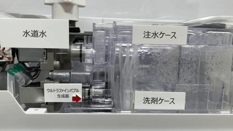 Thiết bị tạo bong bong siêu mịn máy giặt Toshiba