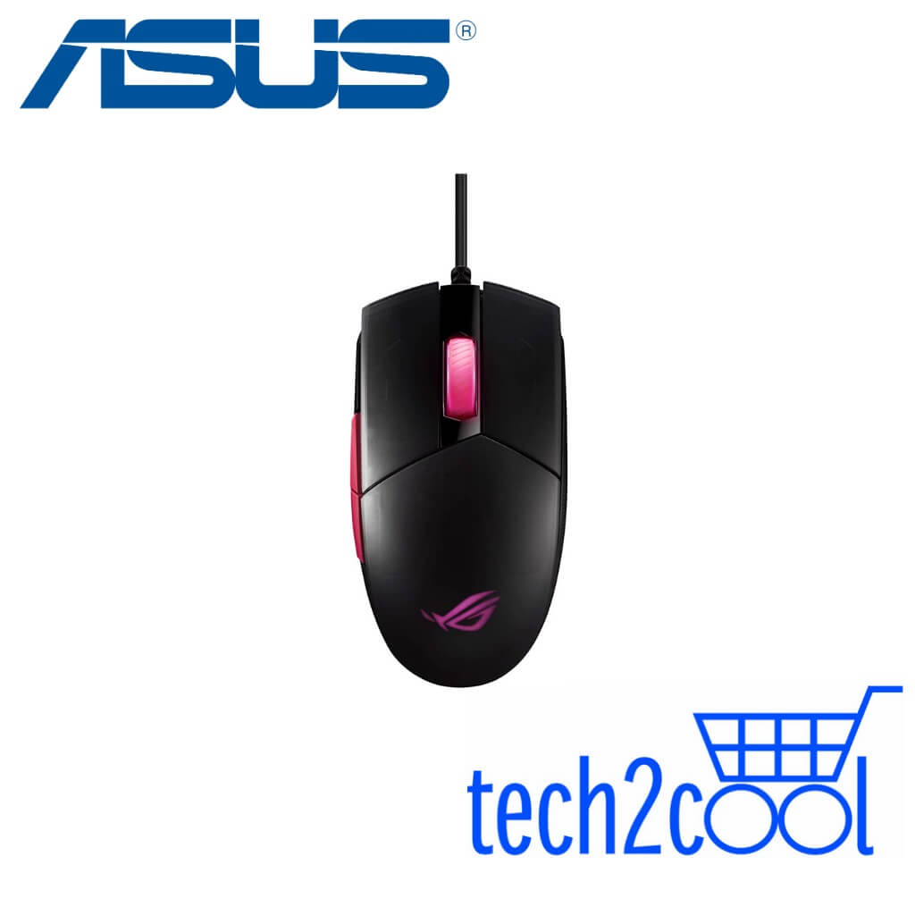 Asus Rog Strix Impact Ii Electro Punk Ambidextrous Wired Gaming Mouse Tech2cool