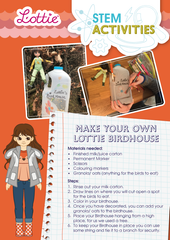 Make your own Lottie Birdhouse STEM Activity