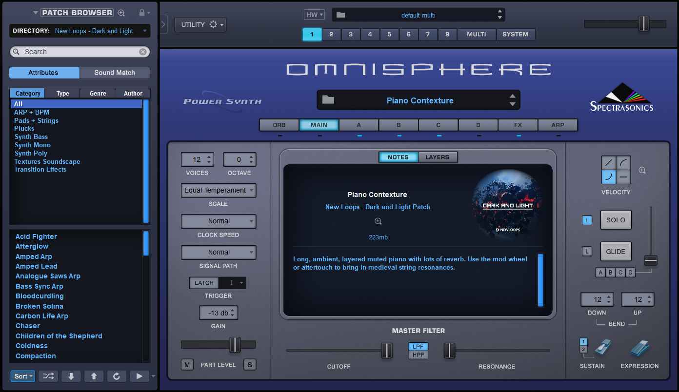 New Loops Omnisphere Presets