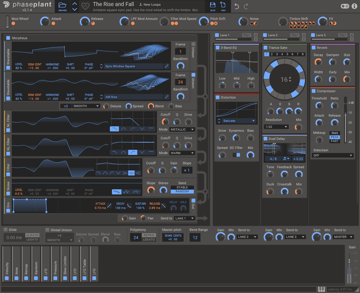 Morpheus - Phase Plant Presets (Kilohearts Phase Plant Expansion)