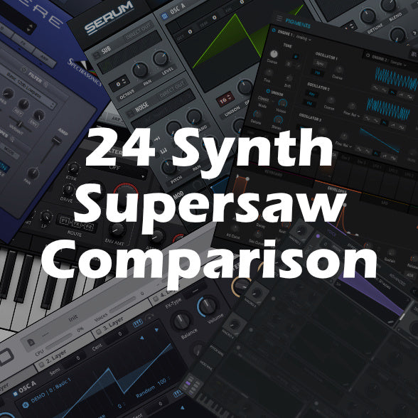 24 Synth Supersaw Comparison