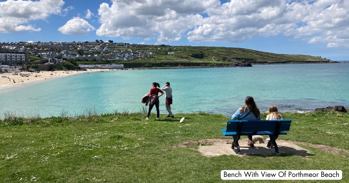 Bench With View St Ives Cornwall The Island