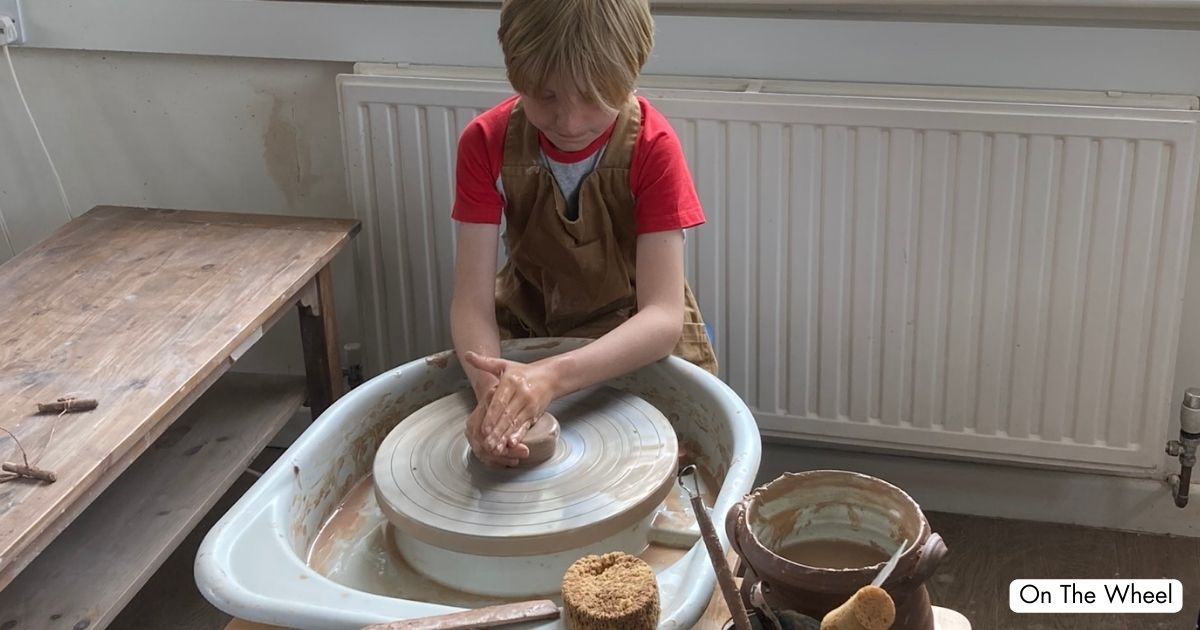 The Leach Pottery Throwing On A Wheel St Ives Cornwall