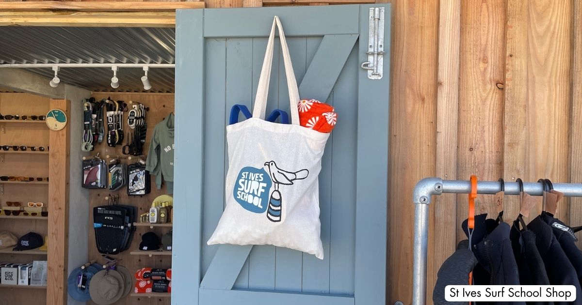 Porthmeor Beach St Ives Cornwall Surf Shop