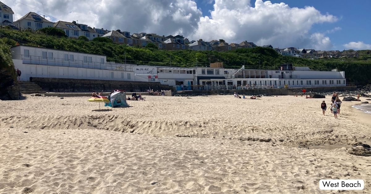 Porthmeor Beach St Ives Cornwall West Beach