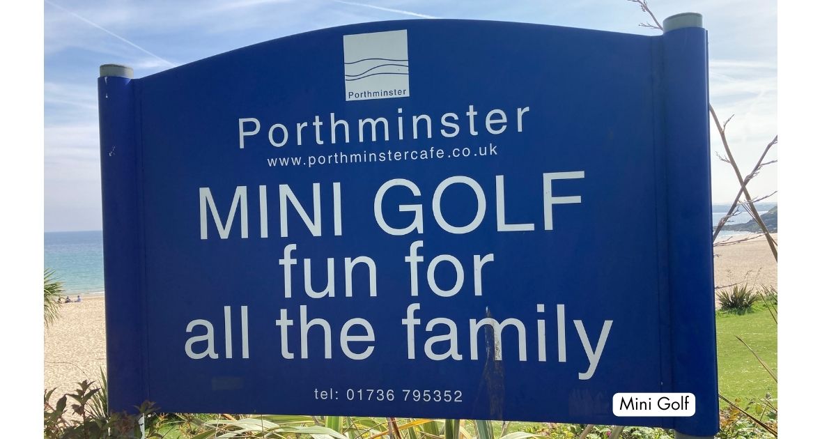 Porthminster Beach St Ives Cornwall Mini Golf