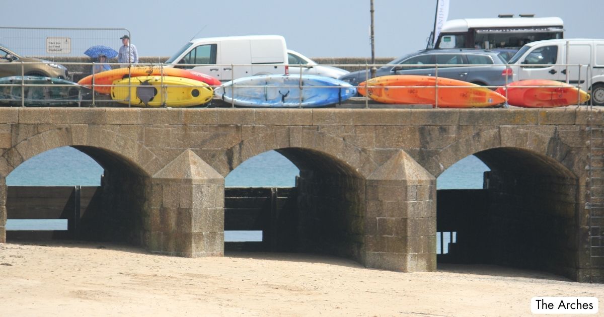 Smeaton's Pier St Ives Cornwall Arches