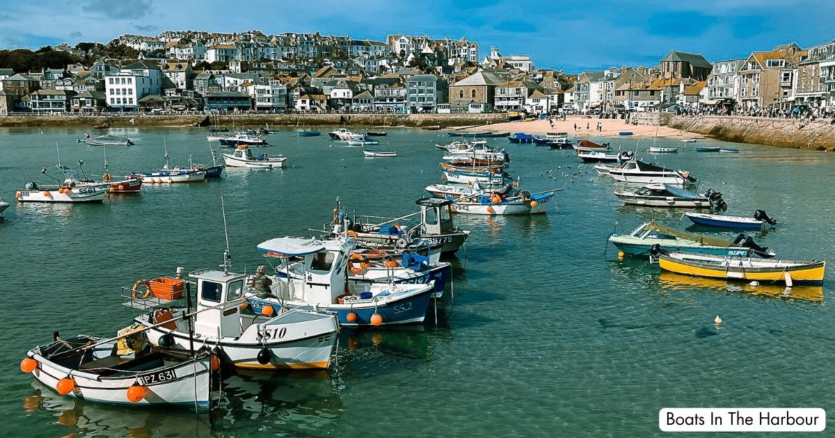 Smeaton's Pier St Ives Cornwall Fishing Boats