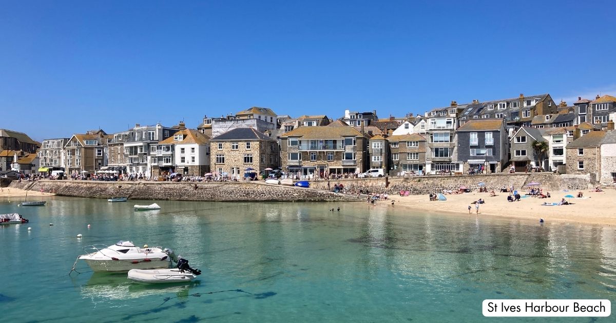 St Ives Harbour Beach Cornwall