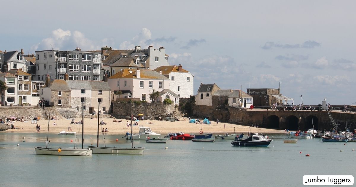 St Ives Harbour Beach Cornwall Jumbo Luggers