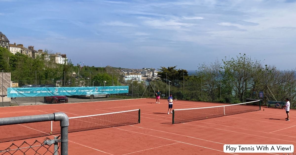 St Ives Tennis Club Cornwall Views